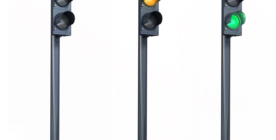 Drei Ampeln